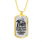 My Prince Charming Firefighter Gift Stainless Steel or 18k Gold Dog Tag 24" Chain-Express Your Love Gifts