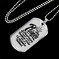 My Prince Charming Firefighter Gift Stainless Steel or 18k Gold Dog Tag 24" Chain-Express Your Love Gifts