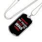 My Squad Jesus Christian Necklace Stainless Steel or 18k Gold Dog Tag 24" Chain-Express Your Love Gifts