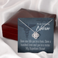 My Superhero Nurse! Healthcare Medical Worker Nurse Appreciation Gift Infinity Knot Necklace Message Card-Express Your Love Gifts