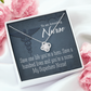My Superhero Nurse! Healthcare Medical Worker Nurse Appreciation Gift Infinity Knot Necklace Message Card-Express Your Love Gifts