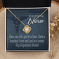 My Superhero Nurse! Healthcare Medical Worker Nurse Appreciation Gift Infinity Knot Necklace Message Card-Express Your Love Gifts