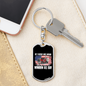 My Teacher Was Wrong Swivel Truckerkeychain Dog Tag Stainless Steel or 18k Gold-Express Your Love Gifts