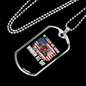 My Teacher Was Wrong Trucker Dog Tag Stainless Steel or 18k Gold 24" Chain-Express Your Love Gifts