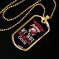 My Wife Fishing Necklace Stainless Steel or 18k Gold Dog Tag 24" Chain-Express Your Love Gifts