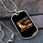 My World is My German Shepherd Necklace Stainless Steel or 18k Gold Dog Tag 24" Chain-Express Your Love Gifts