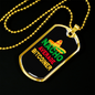 Nacho Average Bitcoiner Crypto Necklace Stainless Steel or 18k Gold Dog Tag 24" Chain-Express Your Love Gifts