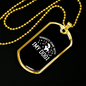 Namaste Dog Necklace Stainless Steel or 18k Gold Dog Tag 24" Chain-Express Your Love Gifts