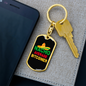 Navho Average Bitcoiner Crypto Keychain Stainless Steel or 18k Gold Dog Tag Keyring-Express Your Love Gifts