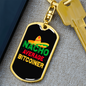 Navho Average Bitcoiner Crypto Keychain Stainless Steel or 18k Gold Dog Tag Keyring-Express Your Love Gifts