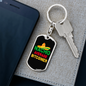 Navho Average Bitcoiner Crypto Keychain Stainless Steel or 18k Gold Dog Tag Keyring-Express Your Love Gifts