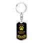 Neapolitan Mastiff Keychain Stainless Steel or 18k Gold-Express Your Love Gifts