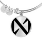 Near Protocol (NEAR) Bracelet Stainless Steel or 18k Gold Circle Bangle-Express Your Love Gifts