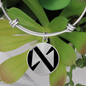 Near Protocol (NEAR) Bracelet Stainless Steel or 18k Gold Circle Bangle-Express Your Love Gifts