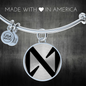 Near Protocol (NEAR) Bracelet Stainless Steel or 18k Gold Circle Bangle-Express Your Love Gifts