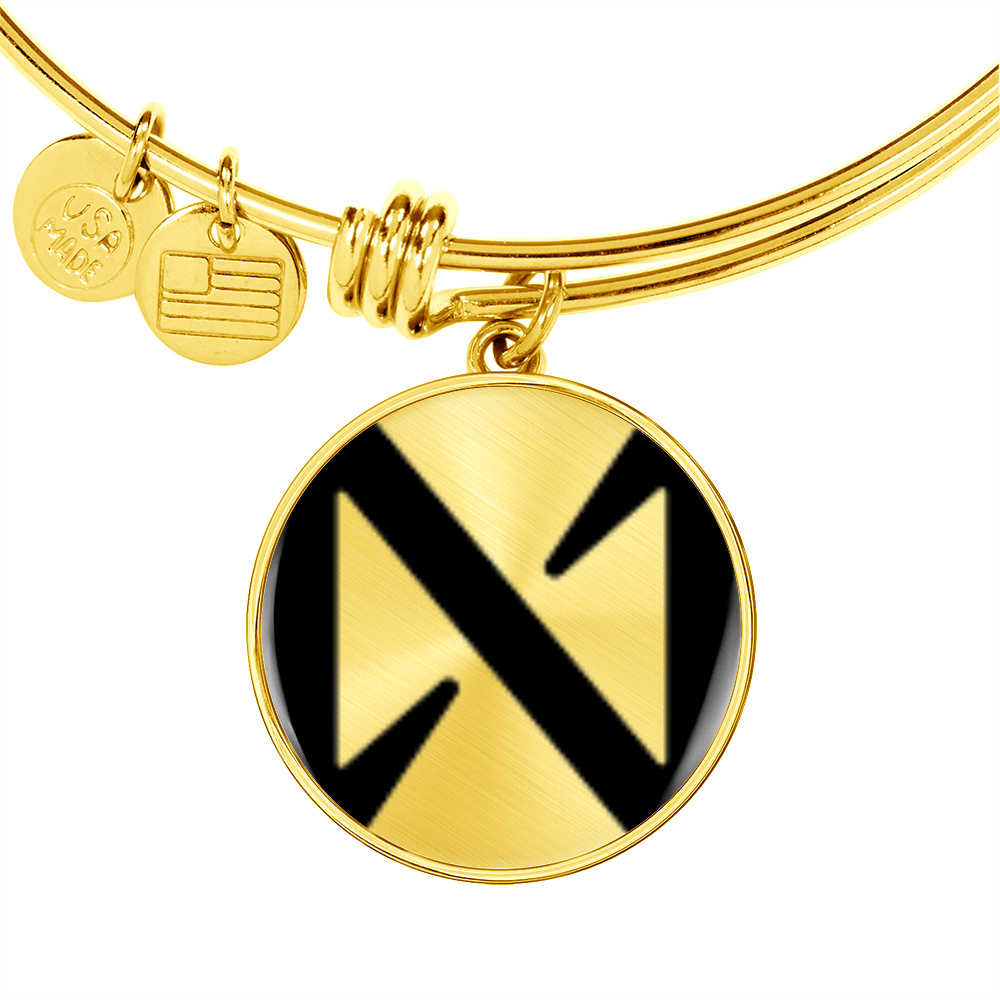 Near Protocol (NEAR) Bracelet Stainless Steel or 18k Gold Circle Bangle-Express Your Love Gifts