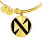 Near Protocol (NEAR) Bracelet Stainless Steel or 18k Gold Circle Bangle-Express Your Love Gifts