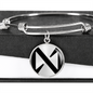 Near Protocol (NEAR) Bracelet Stainless Steel or 18k Gold Circle Bangle-Express Your Love Gifts