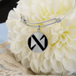 Near Protocol (NEAR) Bracelet Stainless Steel or 18k Gold Circle Bangle-Express Your Love Gifts
