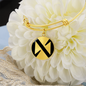 Near Protocol (NEAR) Bracelet Stainless Steel or 18k Gold Circle Bangle-Express Your Love Gifts