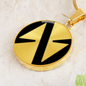 Near Protocol (NEAR) Circle Necklace Stainless Steel or 18k Gold 18-22"-Express Your Love Gifts