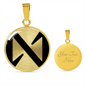 Near Protocol (NEAR) Circle Necklace Stainless Steel or 18k Gold 18-22"-Express Your Love Gifts