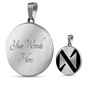 Near Protocol (NEAR) Circle Necklace Stainless Steel or 18k Gold 18-22"-Express Your Love Gifts