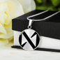 Near Protocol (NEAR) Circle Necklace Stainless Steel or 18k Gold 18-22"-Express Your Love Gifts