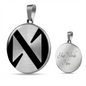 Near Protocol (NEAR) Circle Necklace Stainless Steel or 18k Gold 18-22"-Express Your Love Gifts