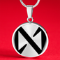 Near Protocol (NEAR) Circle Necklace Stainless Steel or 18k Gold 18-22"-Express Your Love Gifts