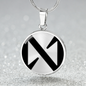 Near Protocol (NEAR) Circle Necklace Stainless Steel or 18k Gold 18-22"-Express Your Love Gifts