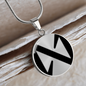 Near Protocol (NEAR) Circle Necklace Stainless Steel or 18k Gold 18-22"-Express Your Love Gifts