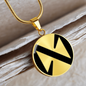 Near Protocol (NEAR) Circle Necklace Stainless Steel or 18k Gold 18-22"-Express Your Love Gifts