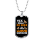 Need All German Shepherds Necklace Stainless Steel or 18k Gold Dog Tag 24" Chain-Express Your Love Gifts