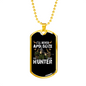 Never Apologize Necklace Stainless Steel or 18k Gold Dog Tag 24" Chain-Express Your Love Gifts