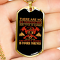 Never Given Firefighter Gift Stainless Steel or 18k Gold Dog Tag 24" Chain-Express Your Love Gifts