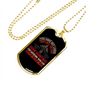 Never Repay You Zodiac Necklace Stainless Steel or 18k Gold Dog Tag 24" Chain-Express Your Love Gifts