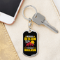 Never Sell Bitcoin Crypto Keychain Stainless Steel or 18k Gold Dog Tag Keyring-Express Your Love Gifts