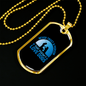 Never Trust a Person Necklace Stainless Steel or 18k Gold Dog Tag 24" Chain-Express Your Love Gifts