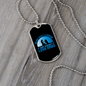 Never Trust a Person Necklace Stainless Steel or 18k Gold Dog Tag 24" Chain-Express Your Love Gifts
