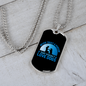 Never Trust a Person Necklace Stainless Steel or 18k Gold Dog Tag 24" Chain-Express Your Love Gifts