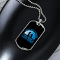 Never Trust a Person Necklace Stainless Steel or 18k Gold Dog Tag 24" Chain-Express Your Love Gifts