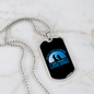 Never Trust a Person Necklace Stainless Steel or 18k Gold Dog Tag 24" Chain-Express Your Love Gifts