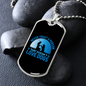 Never Trust a Person Necklace Stainless Steel or 18k Gold Dog Tag 24" Chain-Express Your Love Gifts