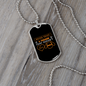Never Trust Necklace Stainless Steel or 18k Gold Dog Tag 24" Chain-Express Your Love Gifts