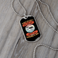Never Washed Orange Necklace Stainless Steel or 18k Gold Dog Tag 24" Chain-Express Your Love Gifts