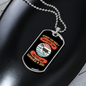 Never Washed Orange Necklace Stainless Steel or 18k Gold Dog Tag 24" Chain-Express Your Love Gifts