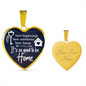 New Beginnings Necklace Stainless Steel or 18k Gold Heart 18-22"-Express Your Love Gifts