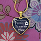 New Beginnings Necklace Stainless Steel or 18k Gold Heart 18-22"-Express Your Love Gifts