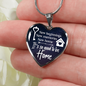 New Beginnings Necklace Stainless Steel or 18k Gold Heart 18-22"-Express Your Love Gifts